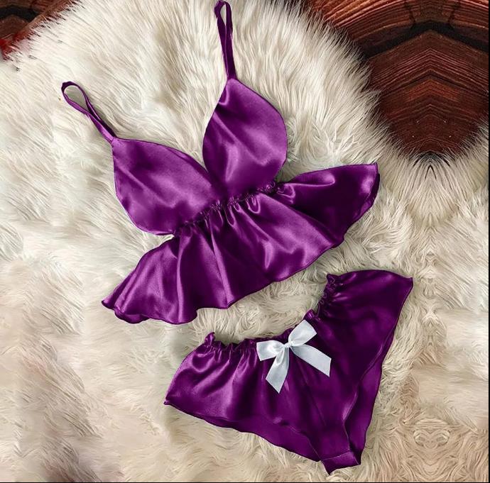 SilkSecret Women’s Satin Sleepwear Set