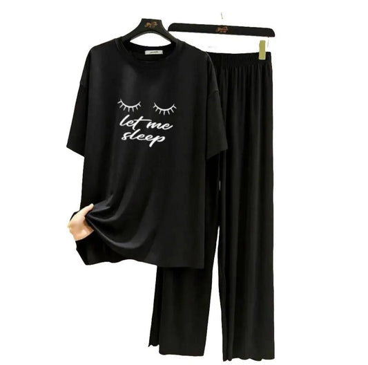 SILKSECRET Black Women’s Sleepwear Set