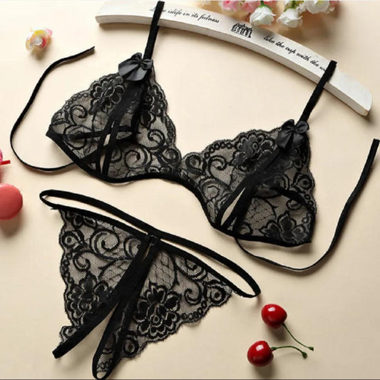 SilkSecret Blush Lace Whisper Set